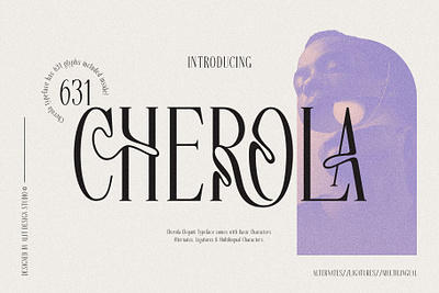 Cherola Typeface design font fonts letteing typeface