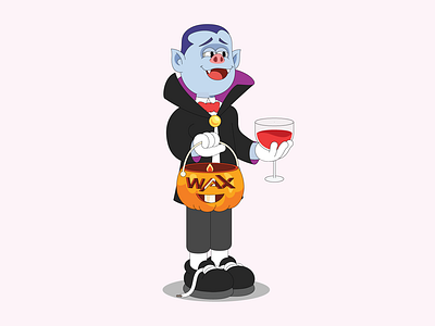 Happy Halloween Says Vampire The Dracula animation branding festival halloween illustration vector