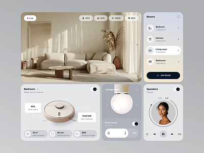 UI For a IoT Product design graphics home iot landingpage ui ux web website