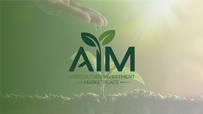 AIM - Agriculture Investment Marketplace Logo Design clean design