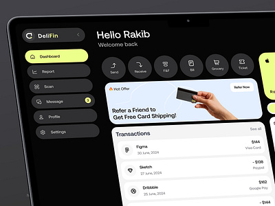 Fintech Dashboard dashboard dashboard design dashboard ui finance dashboard fintech fintech dashboard money dashboard money transfer dashboard online payment ui ux wallet dashboard web app