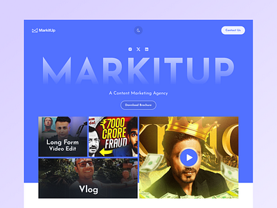 Markitup Website Redesign brnading figmadesign marketingwebsite uiuxdesign webdesign webredesign