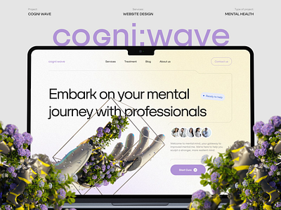 Web Design @Cogni:Wave animation deisgn development graphics motion ui ux web webdesign website