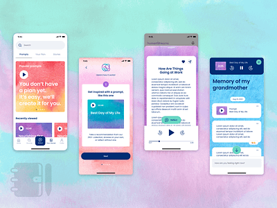 Journaling App adobe xd app banner design figma graphic design journaling journalism ui ux