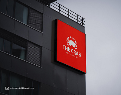 The Crab Restaurant - Brand Identity Design. bakery brand identity branding cooking creative delicious flat foodie graphic design healthy homemade illustration logo design negative space restaurants seafood tasty cooking vector yummy blogger