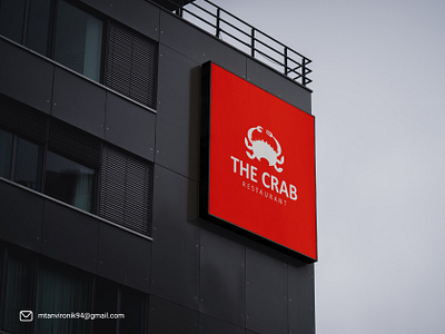 The Crab Restaurant - Brand Identity Design. bakery brand identity branding cooking creative delicious flat foodie graphic design healthy homemade illustration logo design negative space restaurants seafood tasty cooking vector yummy blogger