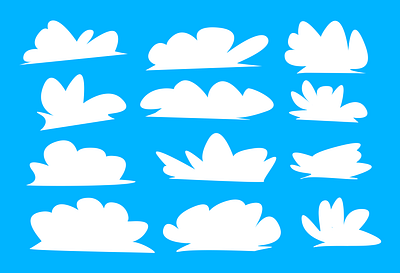 Cloud Variant cloud illustration vector