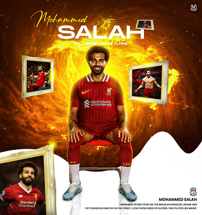 Memory Vortex Mo Salah 3d branding design graphic design ui