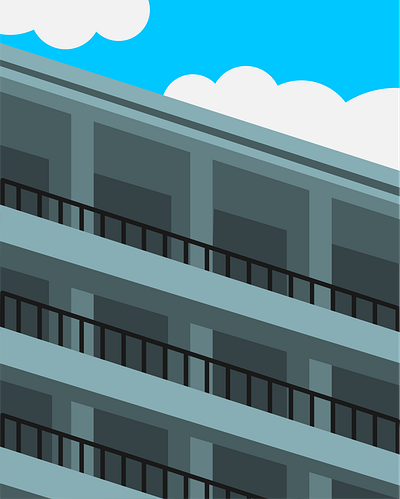 Building illustration vector