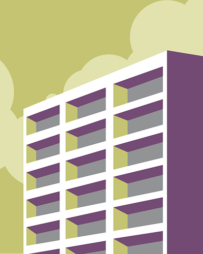 Building illustration vector