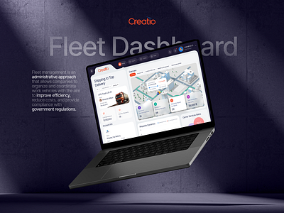 Creaio : Fleet Management 2024 3d animation branding dailyui design drone ecommerce graphic design illustration inspiration logo motion graphics photoshop transportation trending ui uidesign userinterface ux