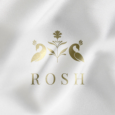 Rosh art direction awadhi bespoke brand design brand specialist branding dubai fashion gold graphic design india kuwait logo logo design mughal oman premium regal