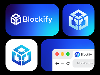 Blockify - DeFi Platform logo,design blockchain blockchain branding blockchain logo crypto crypto branding crypto innovation crypto logo crypto visuals decentralized defi defi logo fintech fintech design logo logo design modern logo nft tech logo token design web3