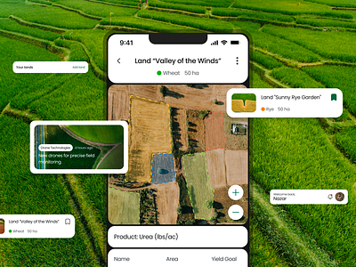 AgroVision app application design marketplace mobile mobile app trading ui ux