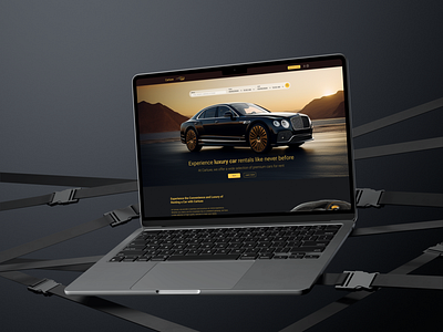 Carluxe--> website for car renting app design graphic design ui ux