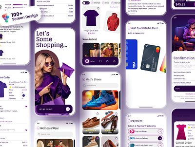 E-commerce Complete App design - download link app business cloth clothing download ecommerce online business online shop shop store ui ux