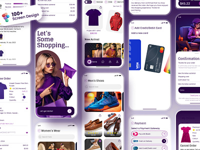 E-commerce Complete App design - download link app business cloth clothing download ecommerce online business online shop shop store ui ux