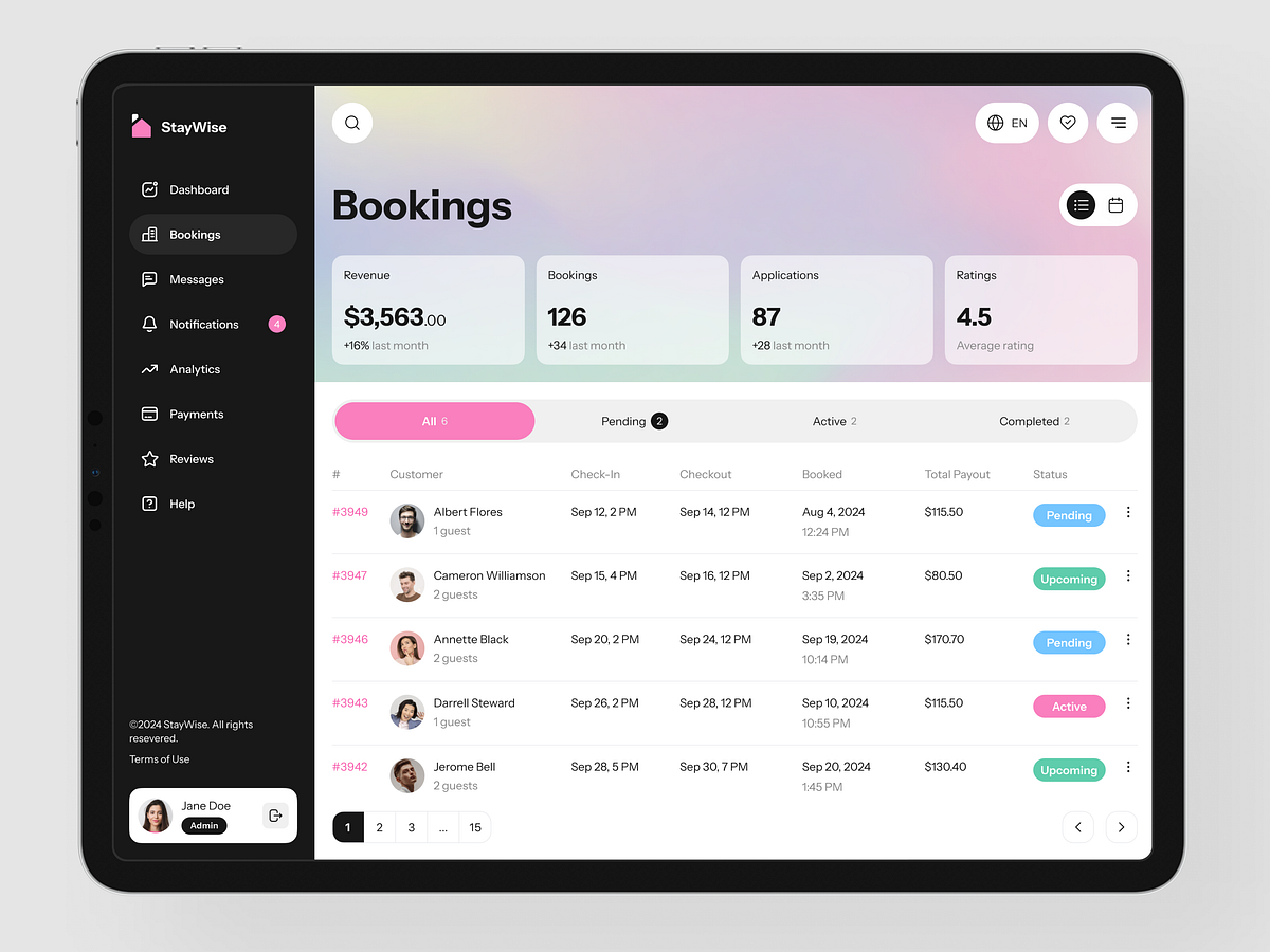 Table UI designs, themes, templates and downloadable graphic elements ...