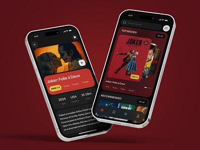 Online Cinema App app app design app interfaces best app design design filter ui mobile mobile app design mobile app ui mobile ui mobile ui design mobile ux modern ui search bar search filter ui ui design ui ux design ux