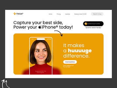 Image editing app Landing page app design app landing page design ios iphone mobile app ui uiux userexperience userinterface ux