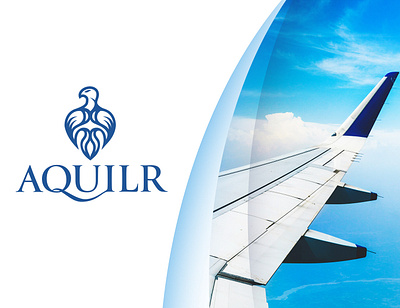 Aquilr Airlines ad design graphic design logo logos vector