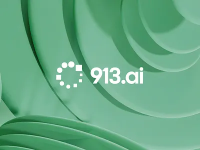 913.ai logo design and branding 913 ai ai agents ai builder artificial intelligence binary branding code geometry green icon letter logo smart tech timeless web3