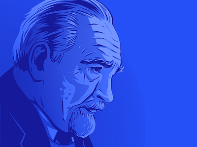 Logan Roy 2 colors brian cox character face face illustration hbo illustration logan portrait show succession tv