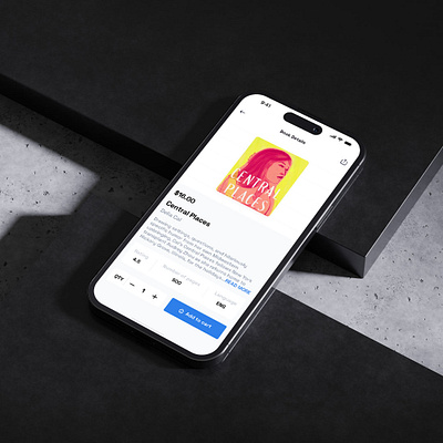 Booking Reading app( details screen) design mobile app product design ui ux