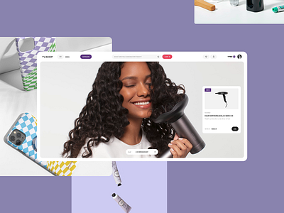 TV.SHOP Concept catalog clean concept design site store tv shop ui ux web