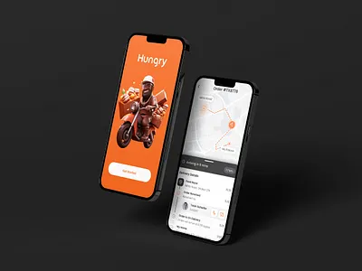 Food Delivery Tracking App android app delivery food ios kit mobile mobile app modern app online order restaurant saas tracking uiux user interface
