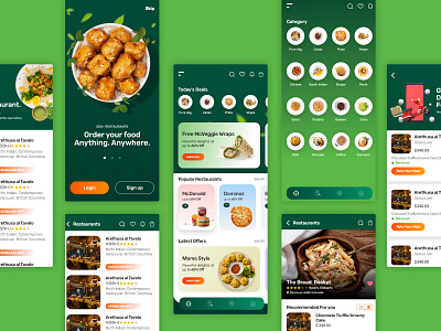 Food Delivery App android app design fooddelivery graphic design ios mobile app mobileapplication ui ux