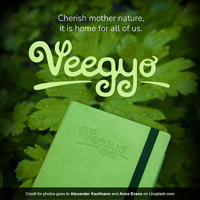 Veggyo - Logo design for vegetarian and vegan food delivery app ad design graphic design logo logos photo manipulation vector