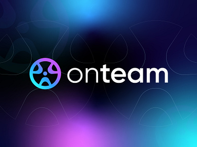 Onteam - Logo Design Concept blockchain branding clickup creative crypto currency decentralized defi digital marketing focus lab hola lab logo logo design logo designer market modern slack startup teamwork token