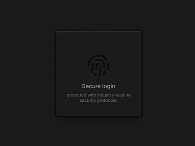 Secure login - UI animation animation design exploration figma lights microinteraction neon passing lights saas scan scanning ui uidesign uiux website components