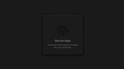 Secure login - UI animation animation design exploration figma lights microinteraction neon passing lights saas scan scanning ui uidesign uiux website components