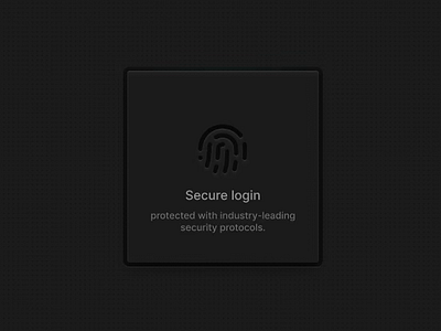 Secure login - UI animation animation design exploration figma lights microinteraction neon passing lights saas scan scanning ui uidesign uiux website components