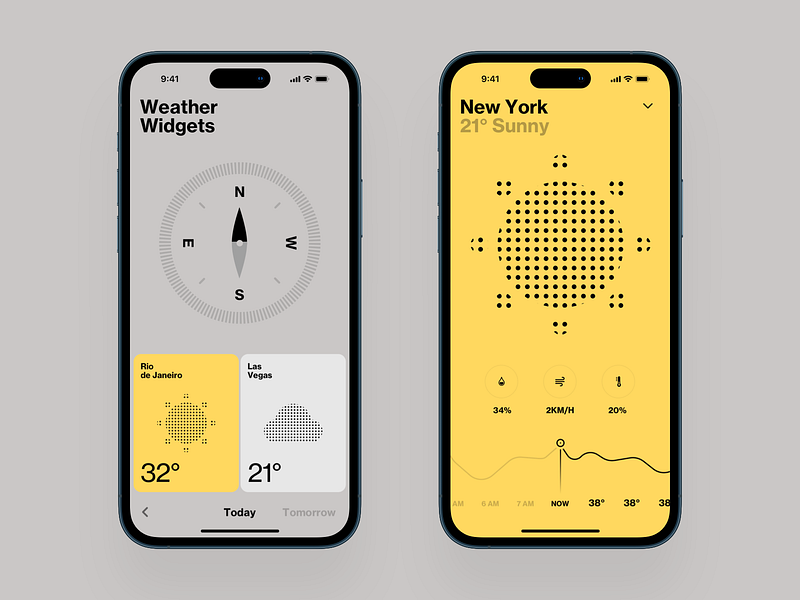 Browse thousands of Weather UI images for design inspiration | Dribbble