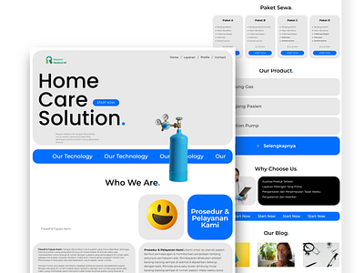 Rayyan Medical NF - Innovative Home Care Web Design graphic design homecare ui webdesign