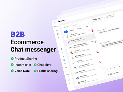 Chat Messenger, ecommerce Chat branding chat ecommerace logo message ui