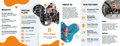 Brochure Design for Befit Nepal befitnepal befitnepalbrochure branding brochure design graphic design