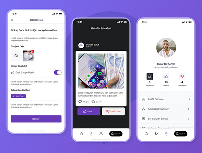 Helal App - Mobile Profile Design design mobile product design profile ui