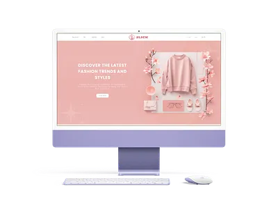 slick --> clothing website design graphic design ui ux