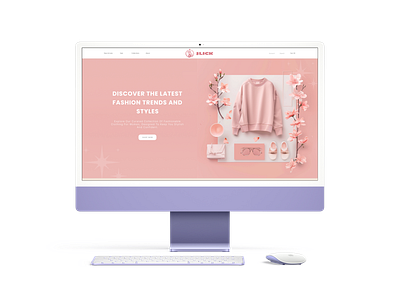 slick --> clothing website design graphic design ui ux