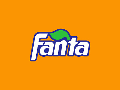 Fanta logo redesign concept branding challenge design fmcg graphic design illustration logo logotype redesign typography vector