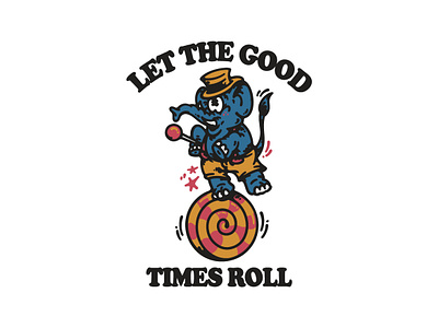 Let The Good Times Roll apparel design clothing brand doodle graphic design retro design t shirt design vintage design