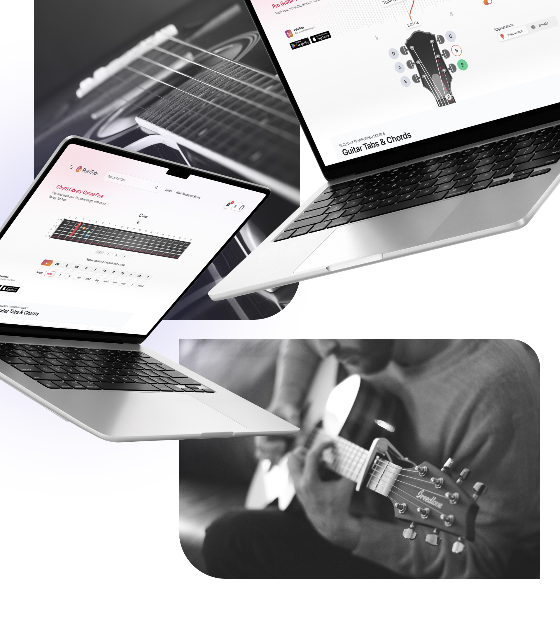 Guitar Tuner app branding design edtech graphic design guitar tuner illustration logo music ui ux