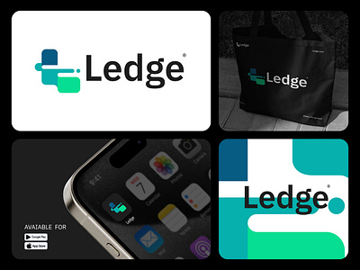 Ledge, data-driven legal solutions logo design analytics branding crm software cutting edge data digital fintech icon identity l letter l letter mark monogram lettering logo logo design saas symbol tech technology web3