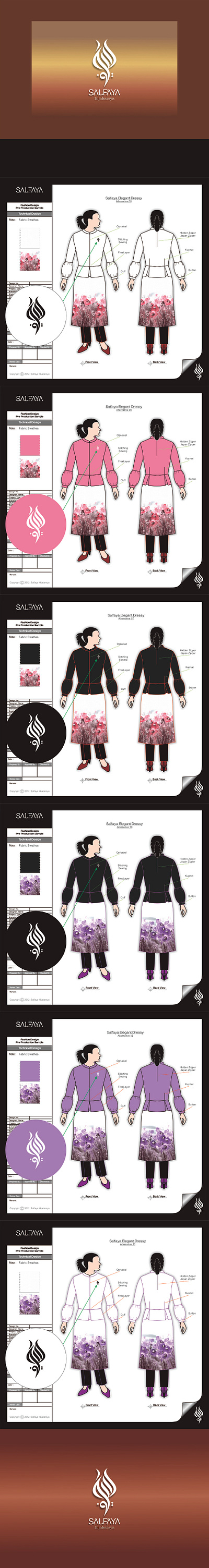 10 Developing Valuable Apparel Design of SALFAYA HIJABARSYA 2012 branding design graphic design illustration logo typography