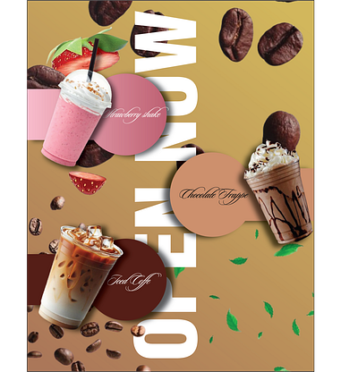 Coffee promotional flyer