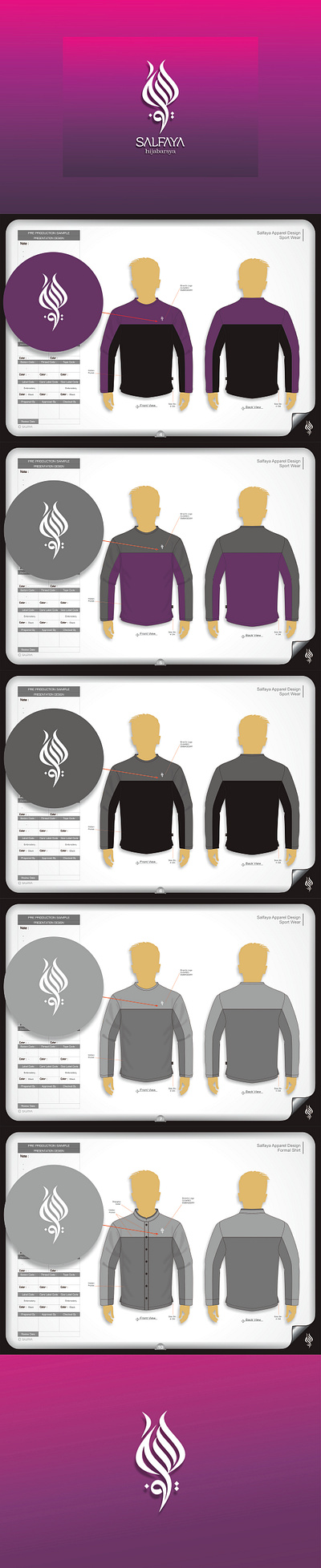 4 Developing Valuable Corporate Wear Design of SALFAYA 2012 branding design graphic design illustration logo typography